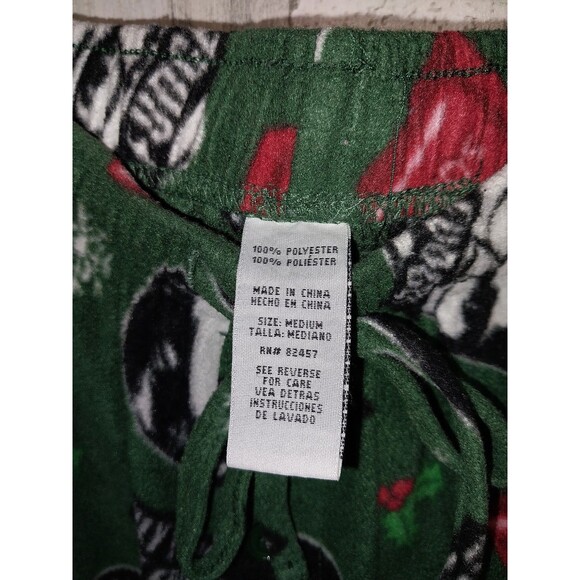 Men's Medium Pajama Set A Christmas Story Oh Fudge Gray Green Short Sleeve - Picture 9 of 11